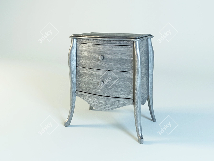 Scappini & C Bedside Table 3D model image 1