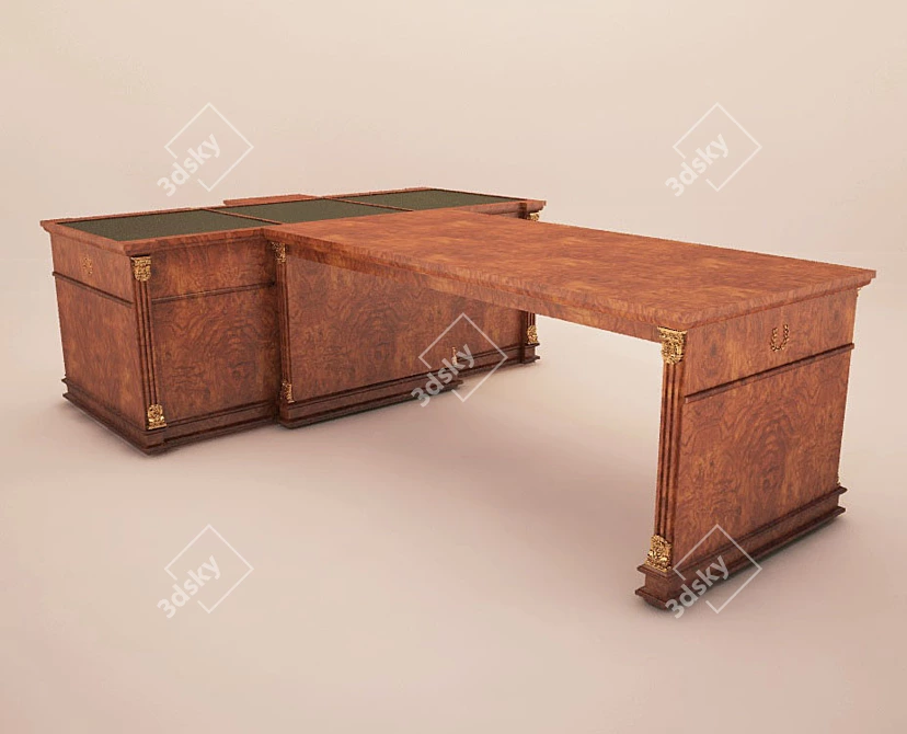 Elegant Minotti Scrivania: Stylish Solution 3D model image 1