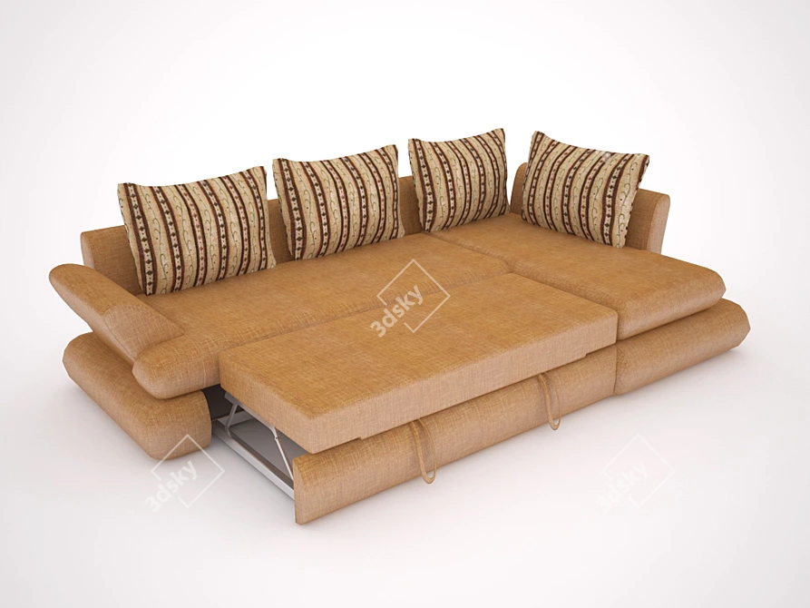 Siesta Supreme: Elegant and Comfortable 3D model image 1