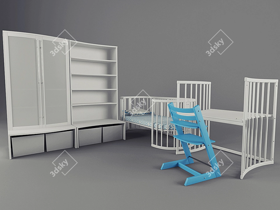 Stokke: Grow with Your Child! 3D model image 1