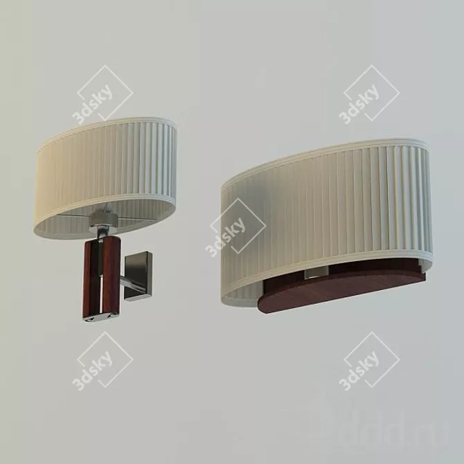 Elegant Wall Lights - Kandela Elipsa Serie 3D model image 1