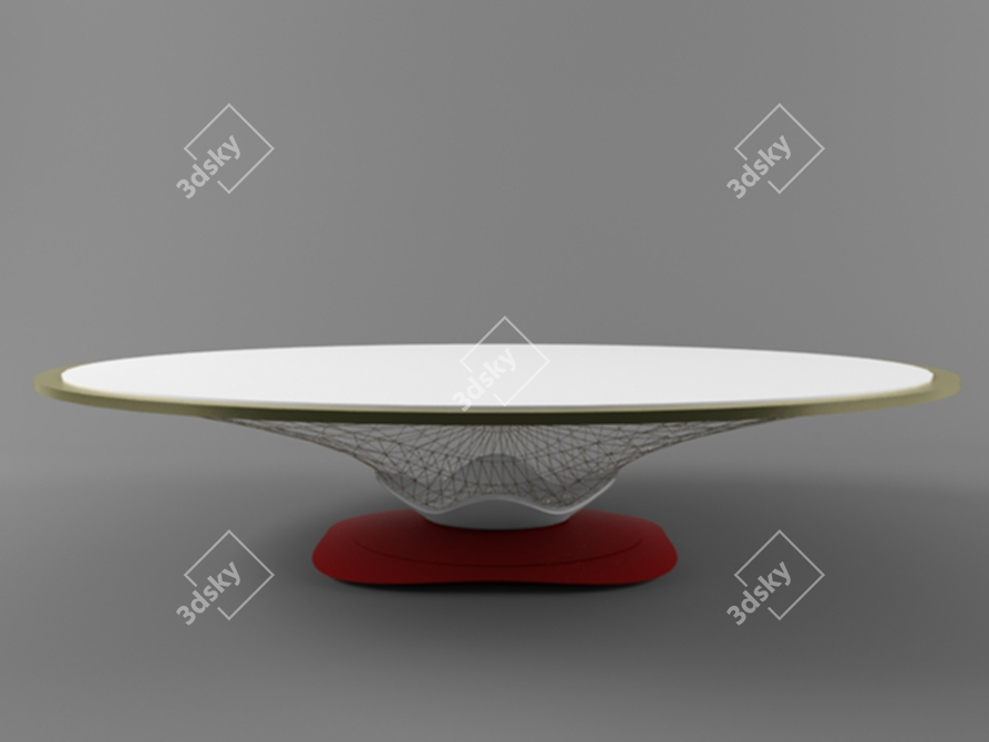 Modern Design Table 3D model image 1