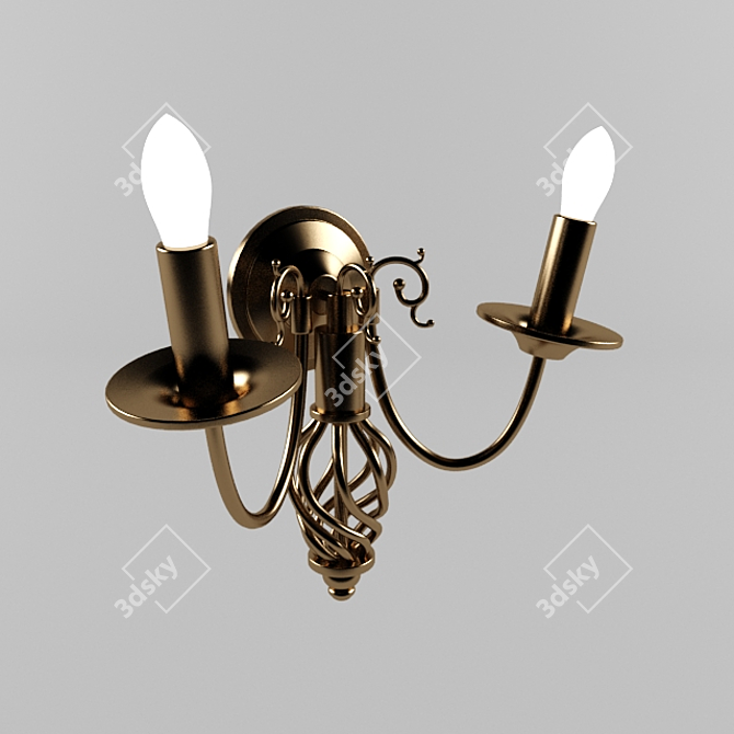 Classic Wall Sconce 3D model image 1