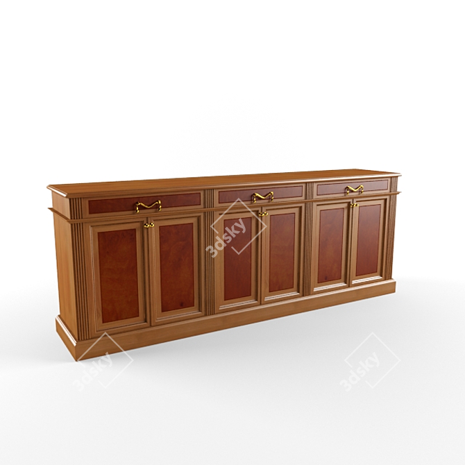 Italian Chest of Drawers 3D model image 1