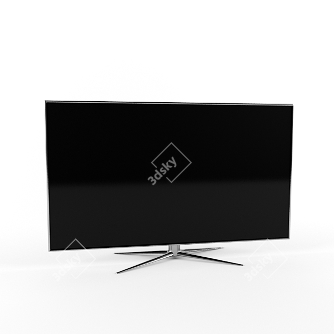 Sleek Samsung TV- Modern and Impressive 3D model image 1