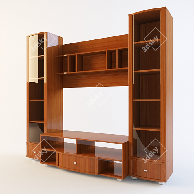 Ascona Wall Unit 3D model image 1