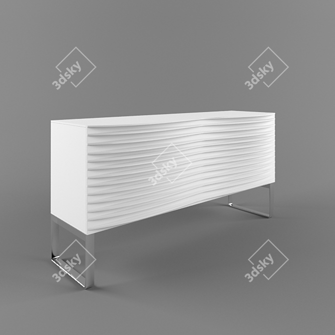 Streamlined Tide Drawer 3D model image 1