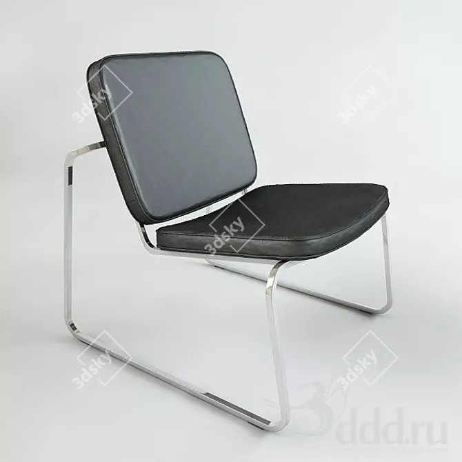 Elegant Comfort: InnoSoft Chair 3D model image 1