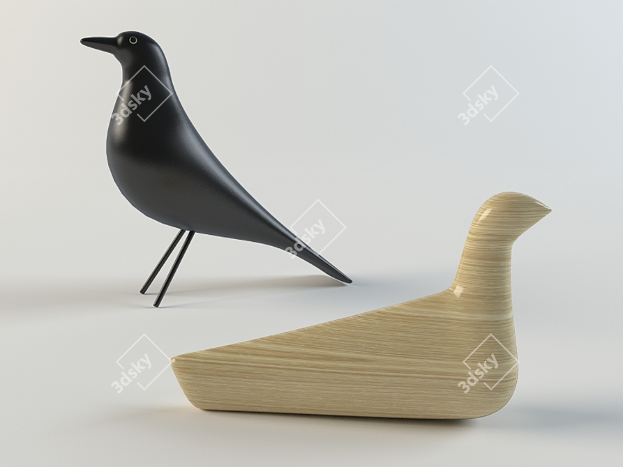 Eames House Bird, Exquisite Decor 3D model image 1