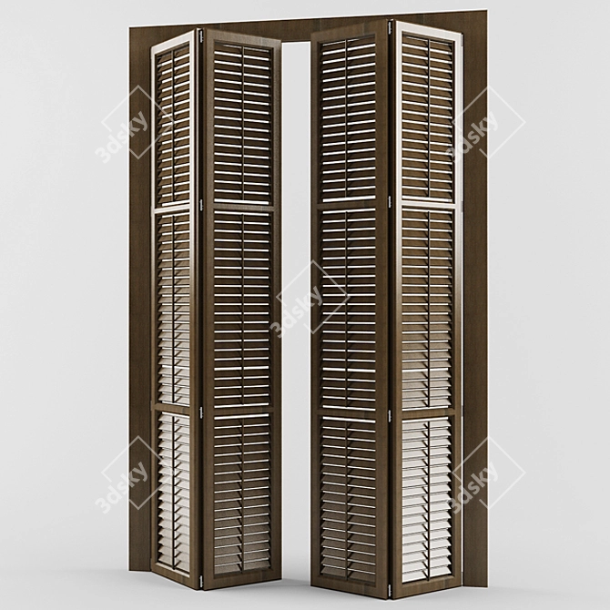 Window Shutters: Enhance Your Space 3D model image 1