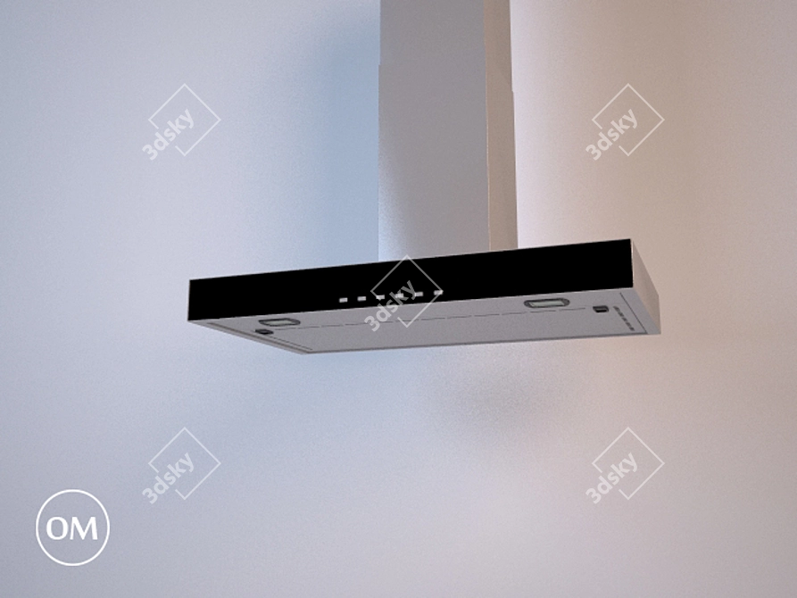 90cm Wide OM Sonata Door 3D model image 1