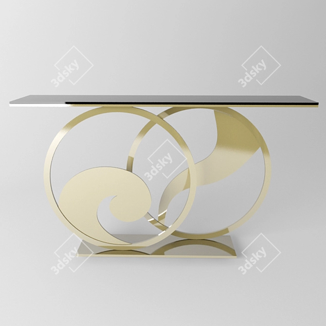 Stylish Magazine-Inspired Console 3D model image 1