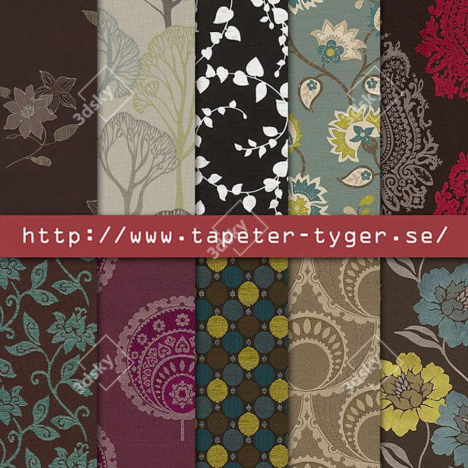 Seamless Patterns + Bump 3D model image 1