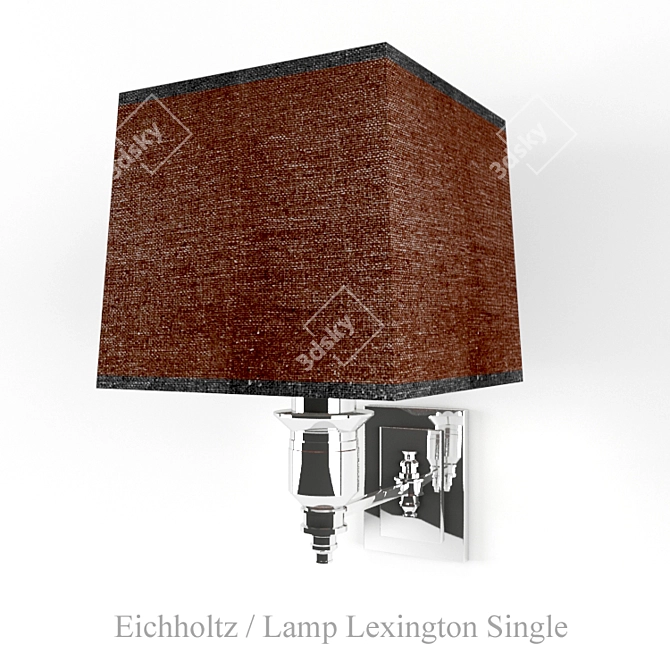 Elegant Eichholtz Lexington Lamp 3D model image 1