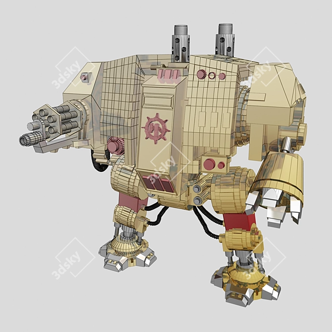 Title: Warhammer Dreadnoughts: Elite Robotic Warriors 3D model image 1