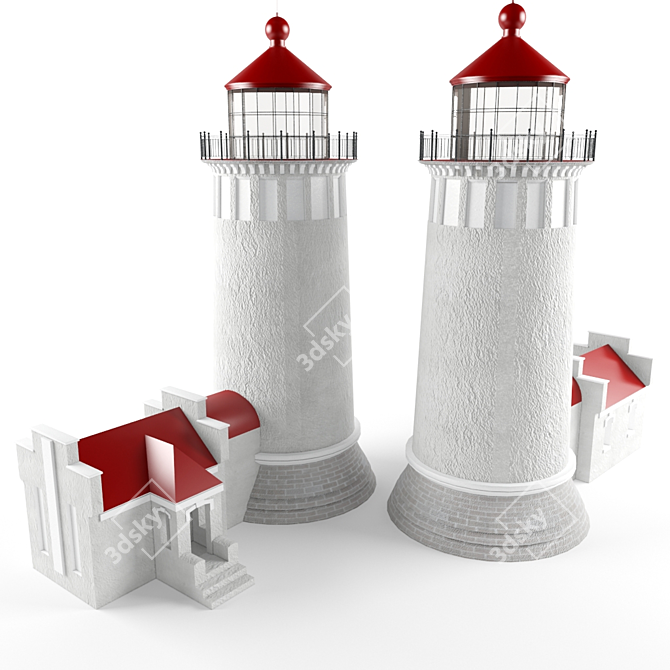 Guiding Light Lighthouse 3D model image 1