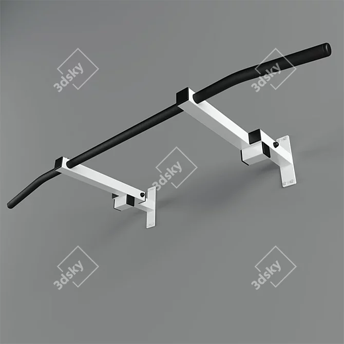 Sporty Horizontal Bar 3D model image 1