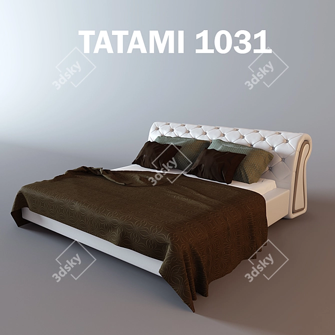 Title: Refined Tatami Art: Genuine Craftsmanship 3D model image 1