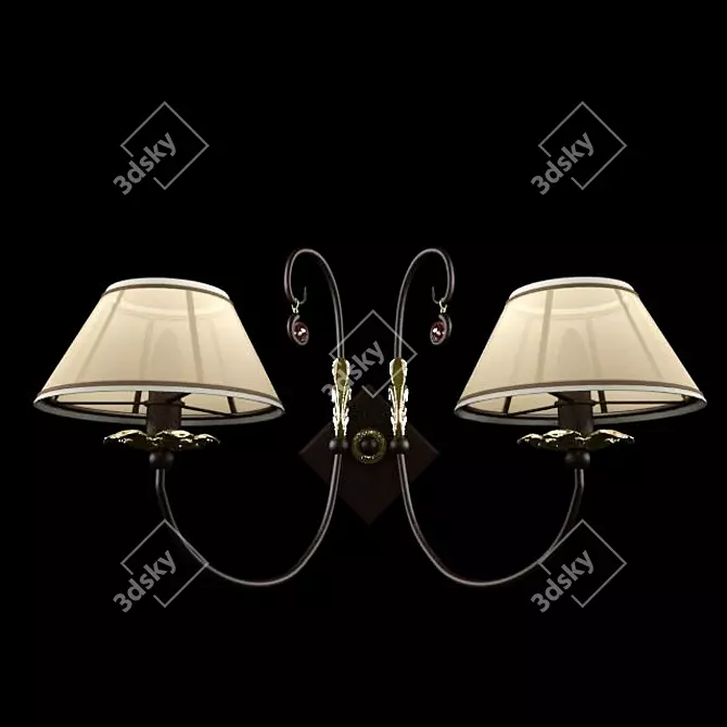 Sophisticated VIAN/Efesto Pendant Light 3D model image 1