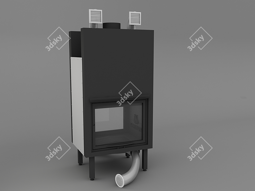 SleekFire Burner: TIN-BIFACE 3D model image 1