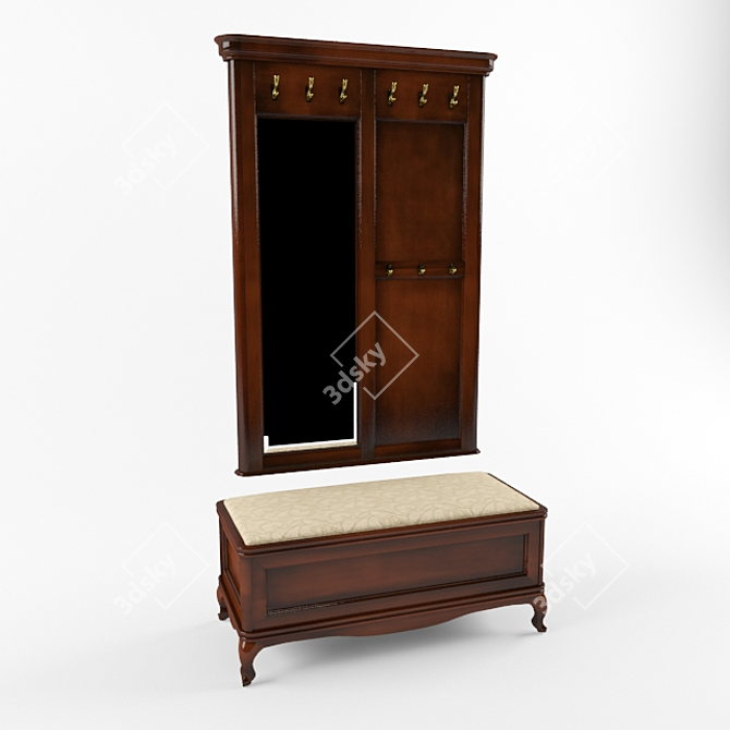 Product Title: Art-MI Entryway 3D model image 1