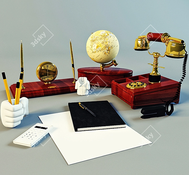 DeskKit: Organize Your Workspace 3D model image 1