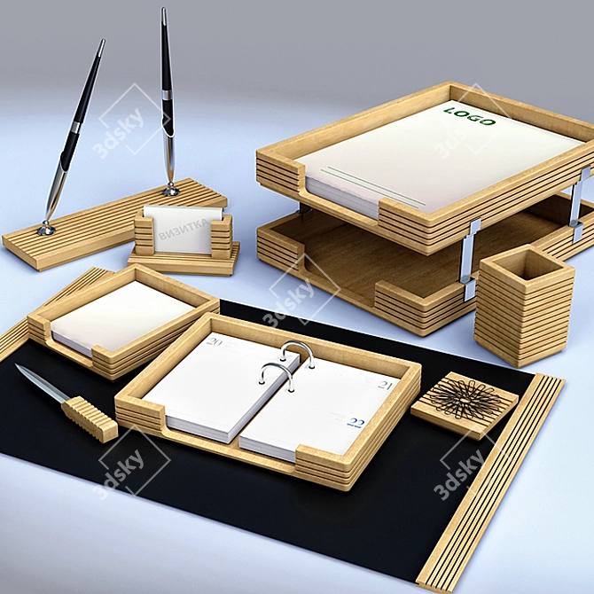 Table Essentials Set 3D model image 1