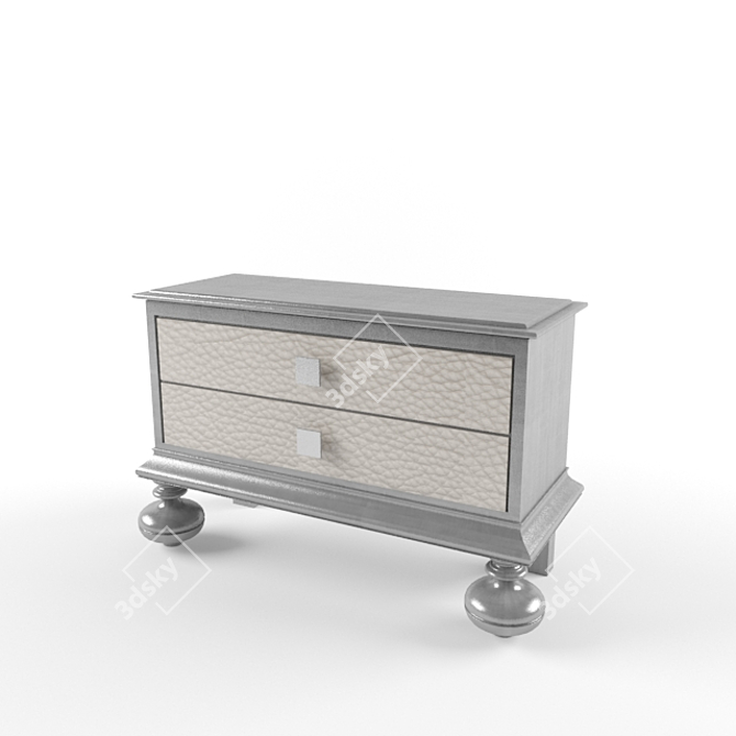 Italian Neoclassical Art Drawer - Tiemme Mobili 3D model image 1