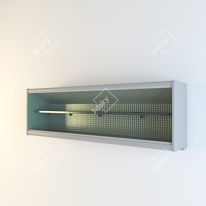 Wall Hanging Display: Sleek and Modern 3D model image 1