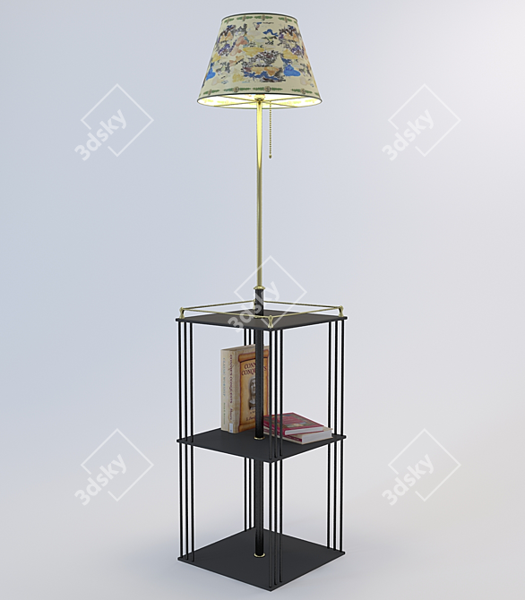 Italian Baga Lamp Art 560 3D model image 1