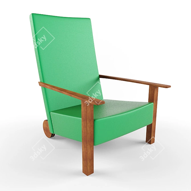 Cozy Comfort Armchair 3D model image 1