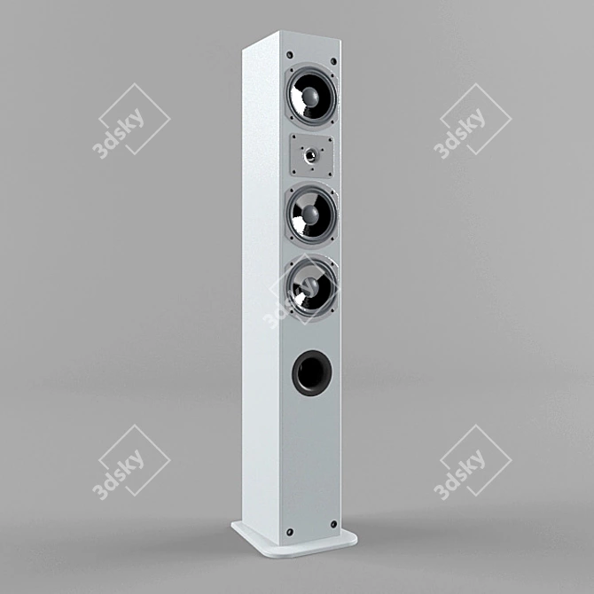 Quadral Ascent-850: Powerful Audio Excellence 3D model image 1