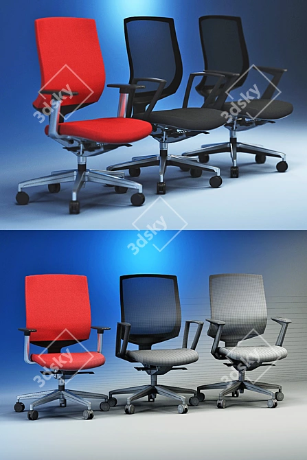 Veo Office Chairs from Kloeber: Unmatched Quality 3D model image 1