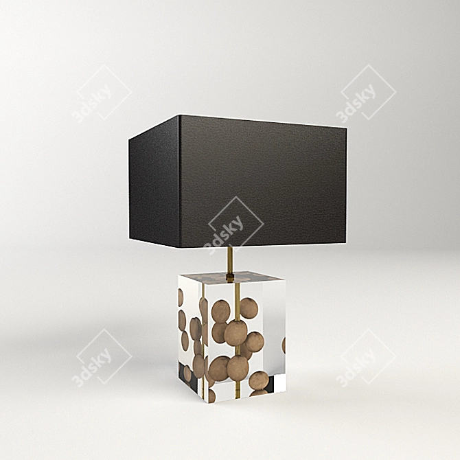 Bleu Nature Kisimi: Modern Table Lamp 3D model image 1