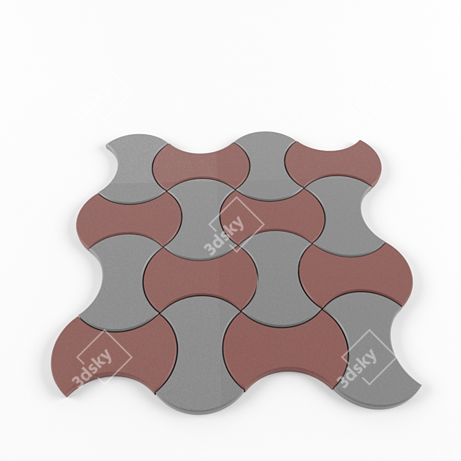 Deluxe Paving Block Set 3D model image 1