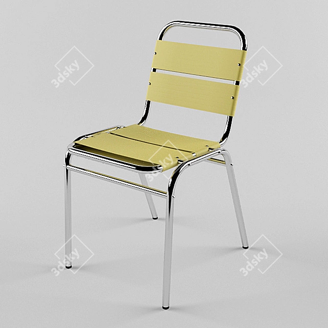 Urban Bistro Chair 3D model image 1