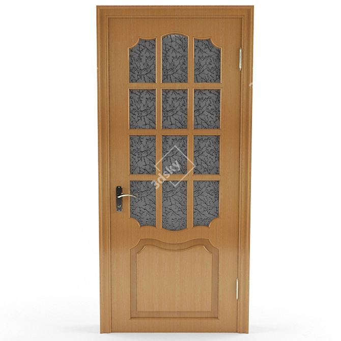 Premium Sturdy Door 3D model image 1