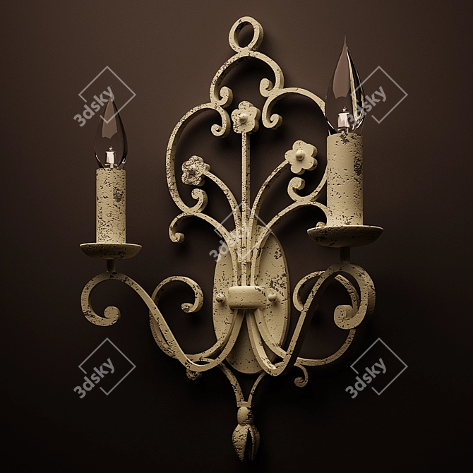 L'Arte Luce Padova - Elegant 31cm Wide 47cm Tall Table Lamp 3D model image 1