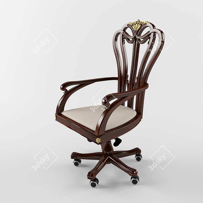 Modern Medea Swivel Chair 3D model image 1