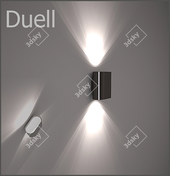 Duell Lighting Fixture 3D model image 1