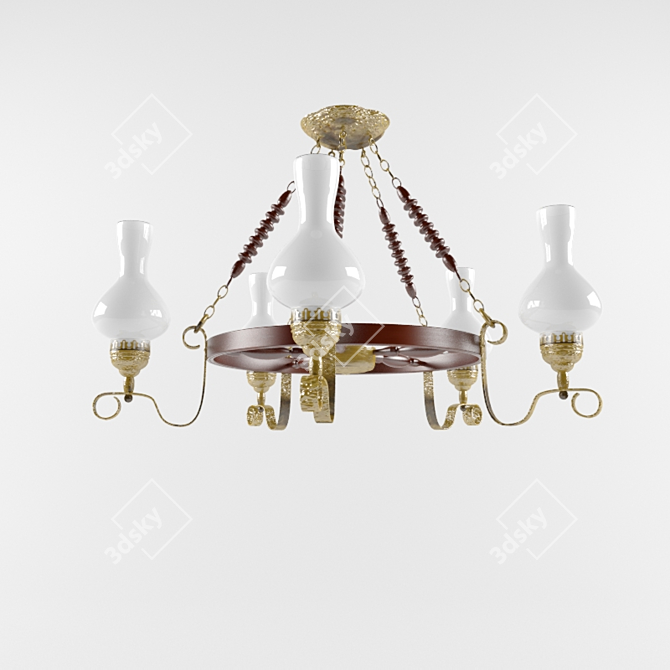 Country House Blitz Chandelier 3D model image 1