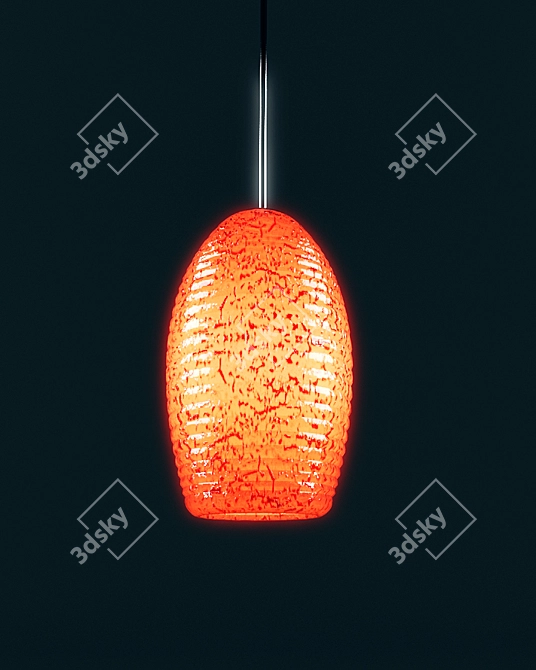 Elegant Pendant Lamp 3D model image 1