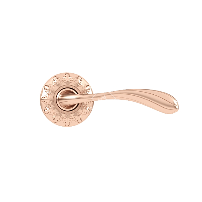 Elegant Door Handle 3D model image 1