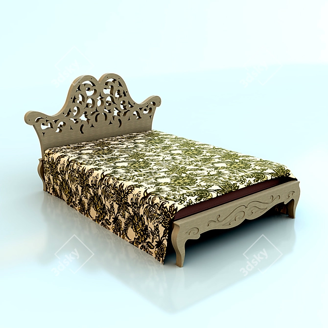 Cantori / Berger Bed: Materials in Stock 3D model image 1