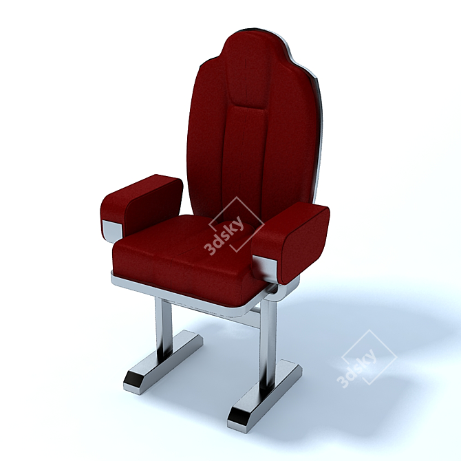 Cozy Comfortable Armchair 3D model image 1