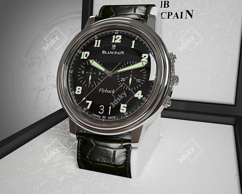 Elegant Blancpain Timepiece 3D model image 1