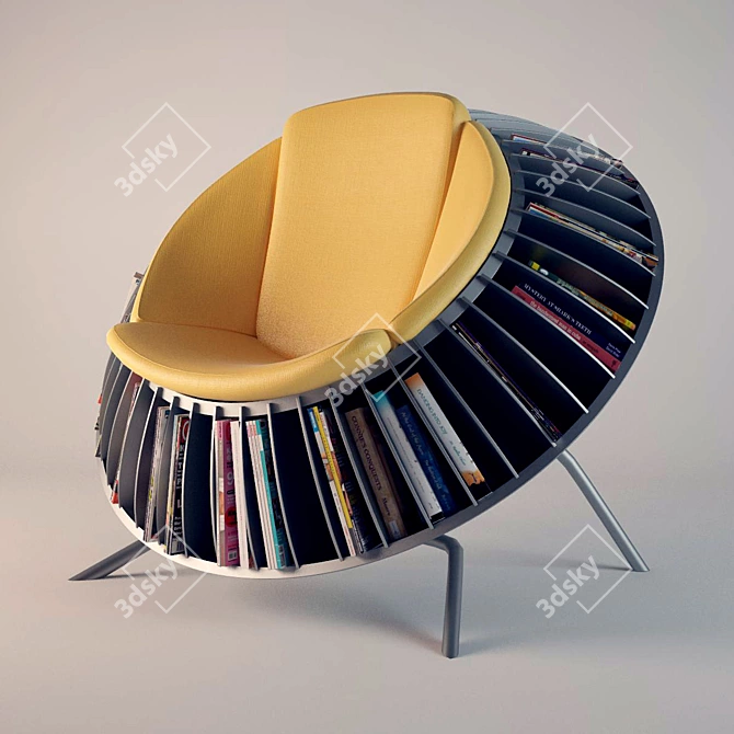 Sunflower Seat 3D model image 1