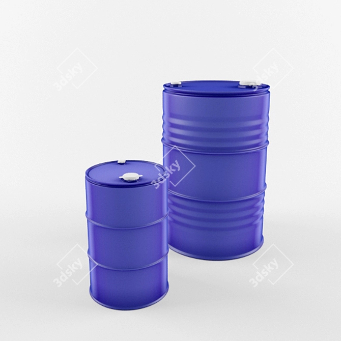 EcoBarrel 205: 50L Capacity 3D model image 1