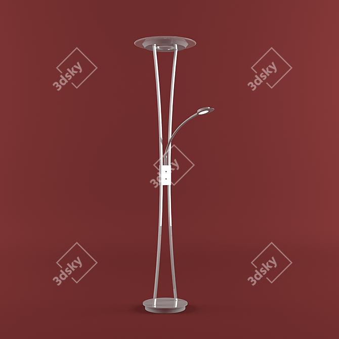 Eglo Xana Steel Chrome Floor Lamp 3D model image 1