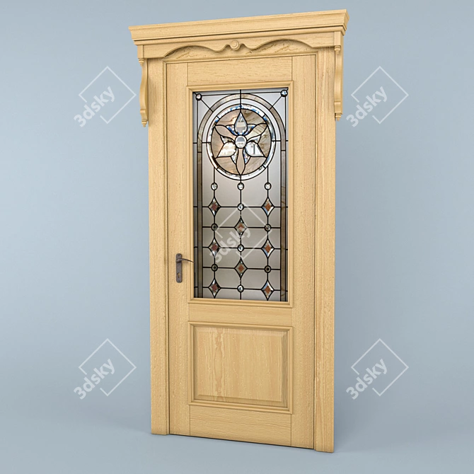 Prima-M Glass Door 2050х800 3D model image 1